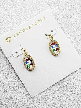 Kendra Scott Printed Crystal Earrings